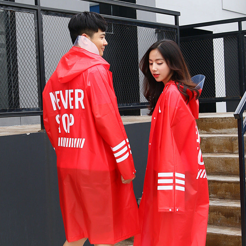 Transparent EVA Raincoat – Lightweight Waterproof Outdoor Coat