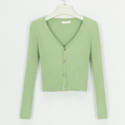 Slim Fit Women’s Sweater Cardigan – Soft Knit Lightweight Long Sleeve