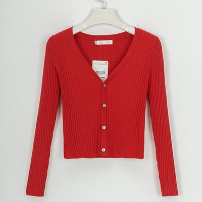 Slim Fit Women’s Sweater Cardigan – Soft Knit Lightweight Long Sleeve
