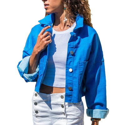 👕 Denim Button Jacket
