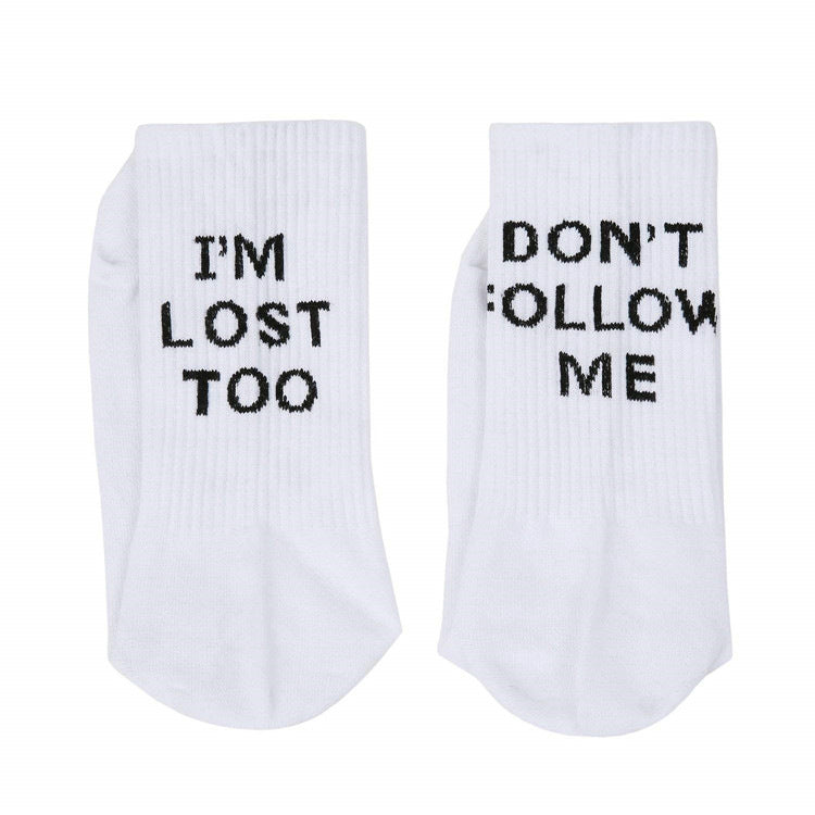 🧦 English Alphabet Socks INS Tide Socks