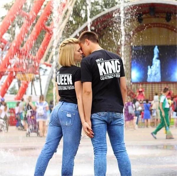 👑 Only a King & Queen Shirts – Matching Couple Tees