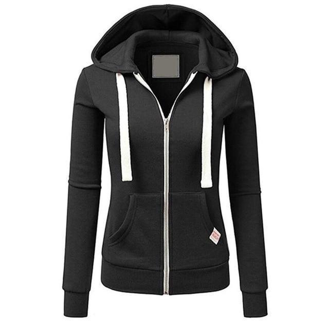 Winter Fashion Hoodie Sweatshirt – Casual Warm Pullover for Women
