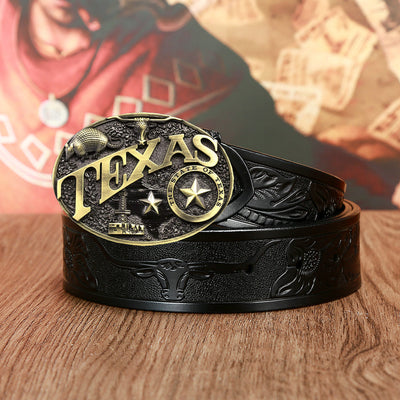 🤠 Unisex Texas Cow Head Fashion Belt