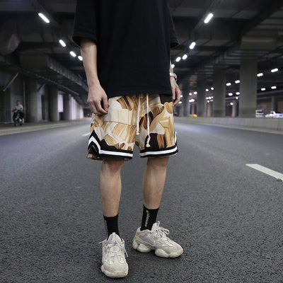 🌴 Floral Loose Shorts – Trendy Beach Shorts for Men
