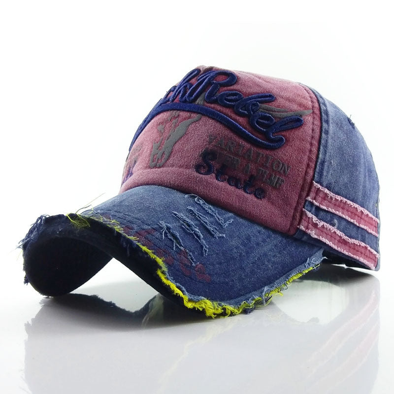 🧢 Retro Denim Baseball Cap – Unisex Vintage Style