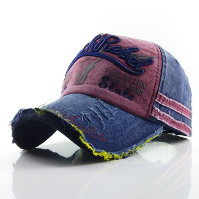 🧢 Retro Denim Baseball Cap – Unisex Vintage Style