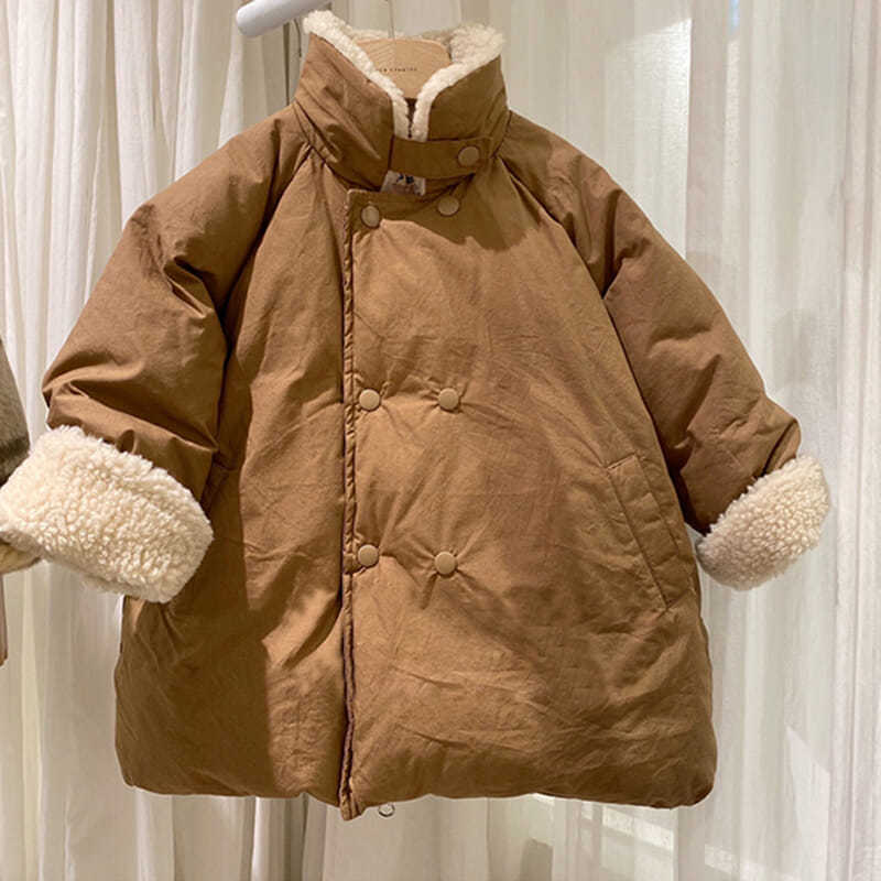 Winter Cotton Coat for Kids – Thick Warm Zipper Jacket
