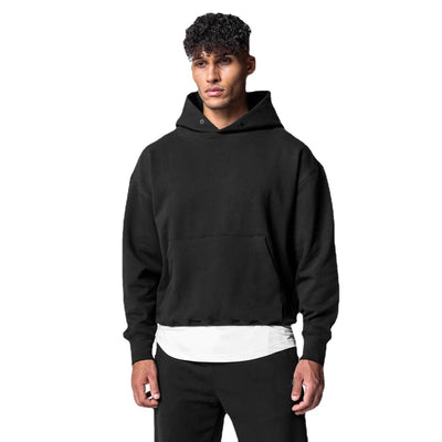 🏋️ Men’s Cotton Hoodies & Training Tracksuit Set – Pullover Hoodie with Pants