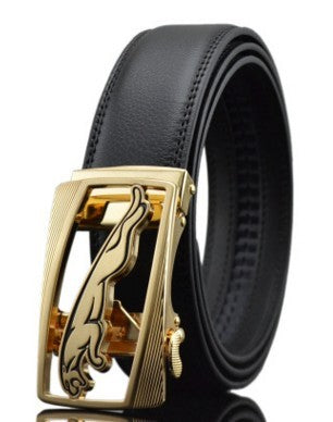 👔 Men’s Automatic Buckle Leather Belt