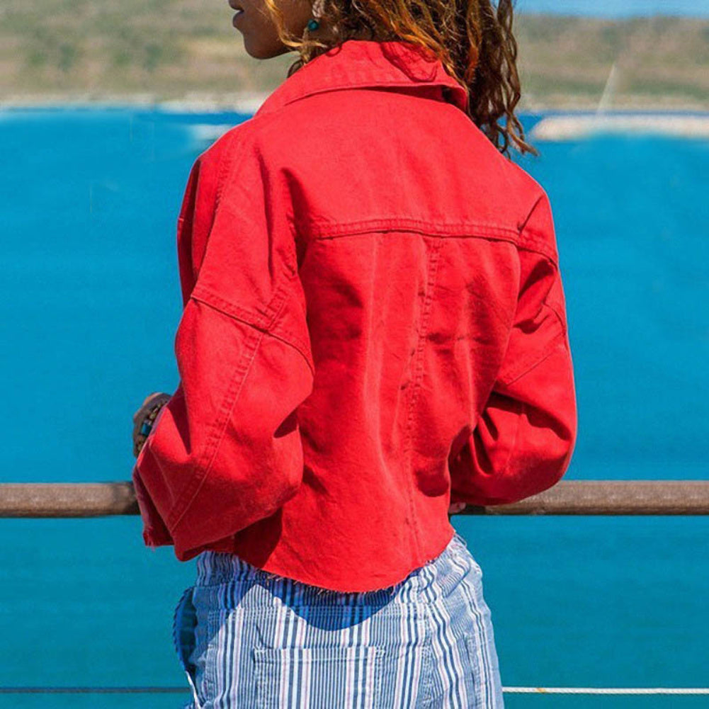 👕 Denim Button Jacket