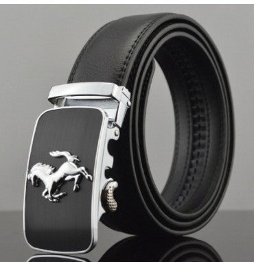 👔 Men’s Automatic Buckle Leather Belt