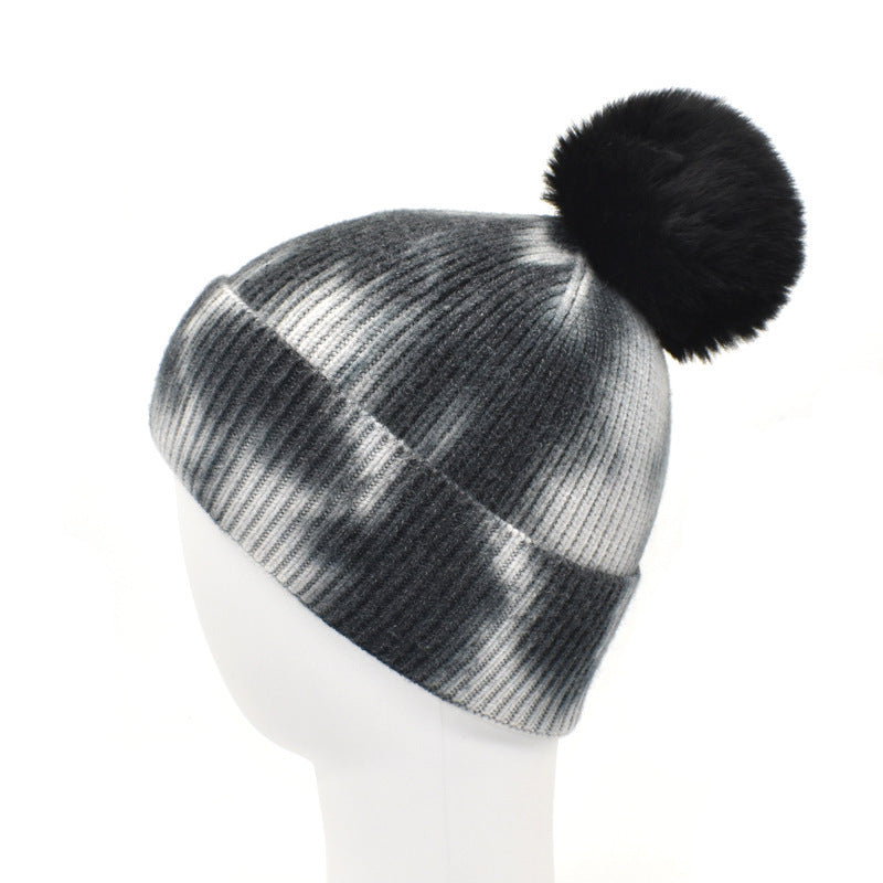 🎩 Fur Hat Woolen Hat – Stylish All-Match Winter Accessory