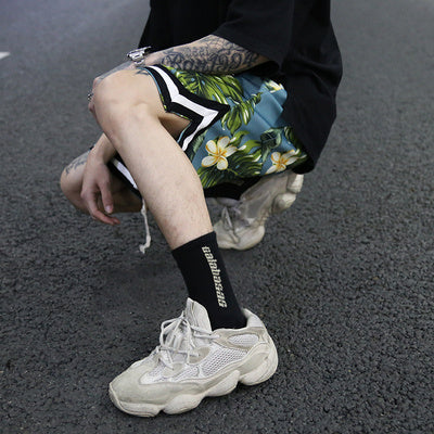🌴 Floral Loose Shorts – Trendy Beach Shorts for Men