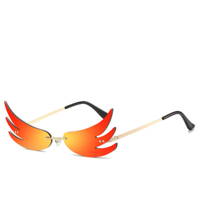 🔥 Flame Sunglasses – Reflective UV400 Fashion Shades