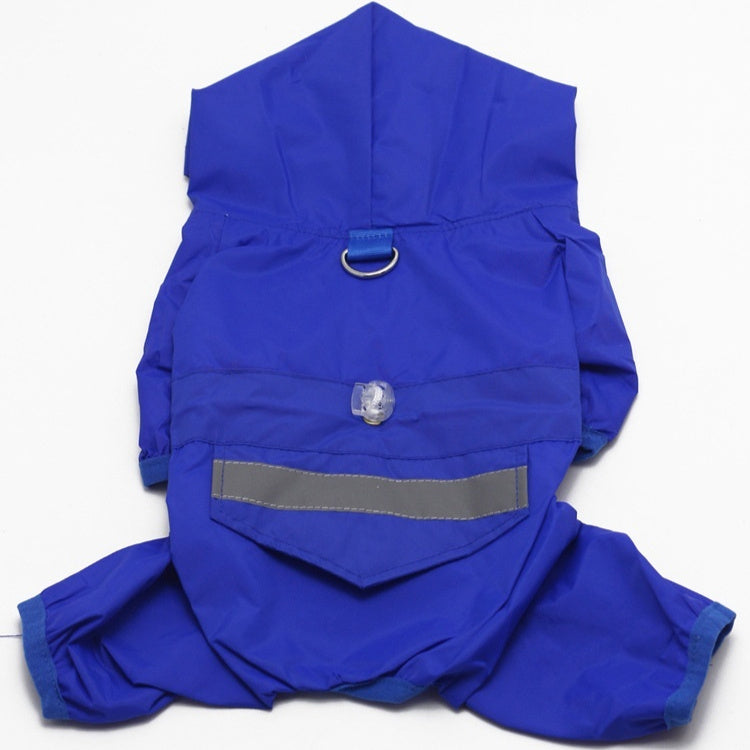 🐶 Pet Raincoat Dog Raincoat Four-leg Hooded – Waterproof & Comfortable