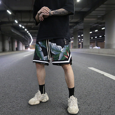 🌴 Floral Loose Shorts – Trendy Beach Shorts for Men