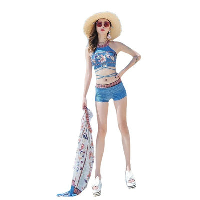 Sexy Vacation Couple Swimwear Suit – Matching Quick-Dry Swimsuit Set