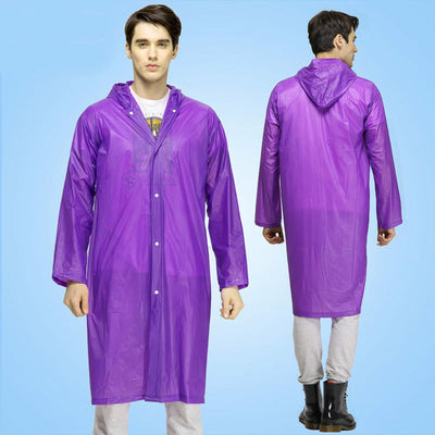 ☔ Lightweight Raincoat – Durable EVA Waterproof Coat