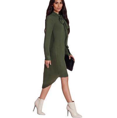 European and American fashion style loose long shirts, long-sleeved blouses