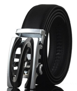 👔 Men’s Automatic Buckle Leather Belt