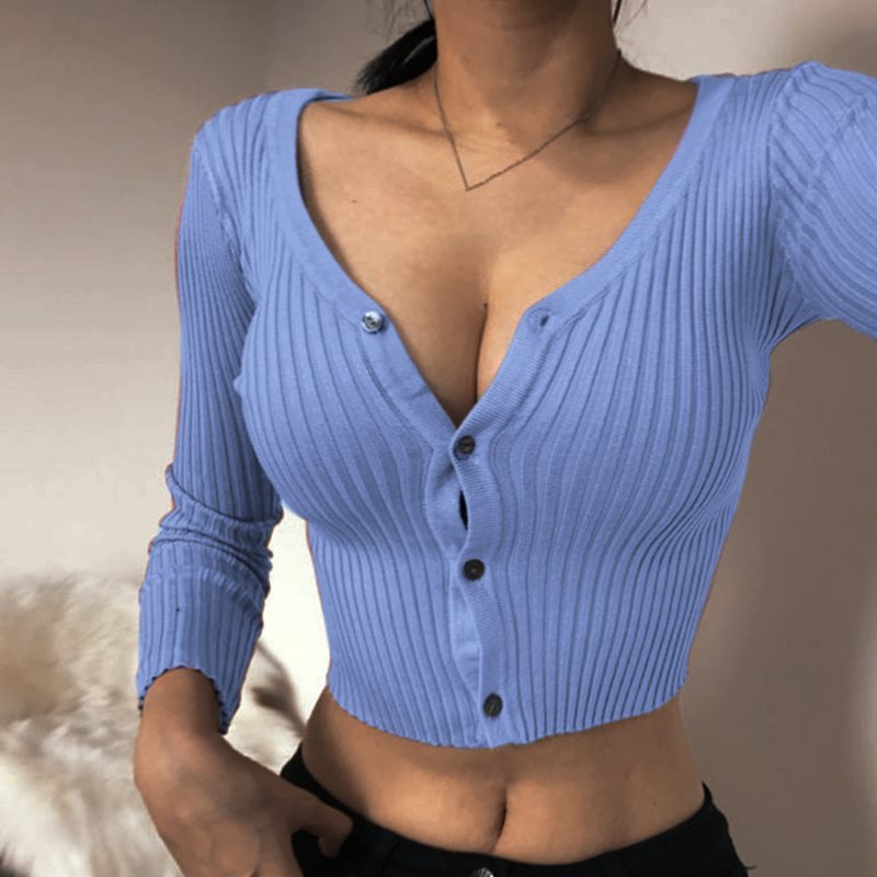 Slim Fit Women’s Sweater Cardigan – Soft Knit Lightweight Long Sleeve