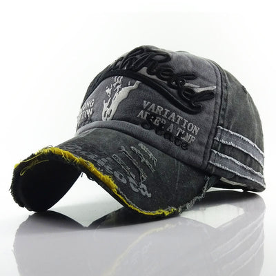 🧢 Retro Denim Baseball Cap – Unisex Vintage Style