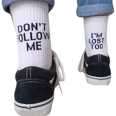 🧦 English Alphabet Socks INS Tide Socks