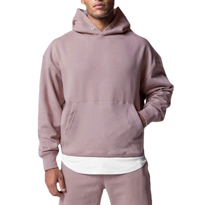 🏋️ Men’s Cotton Hoodies & Training Tracksuit Set – Pullover Hoodie with Pants