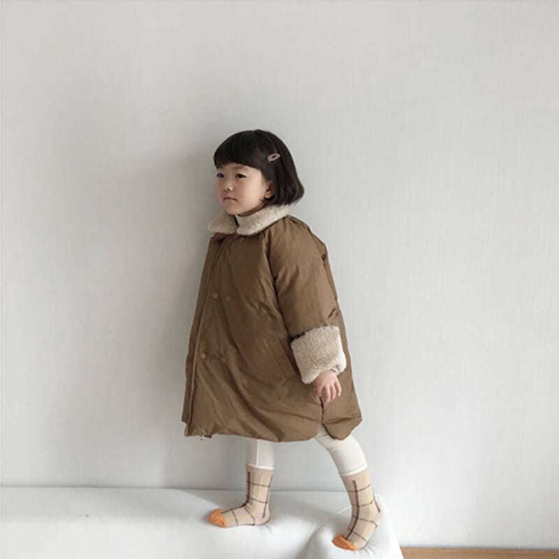 Winter Cotton Coat for Kids – Thick Warm Zipper Jacket