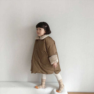Winter Cotton Coat for Kids – Thick Warm Zipper Jacket