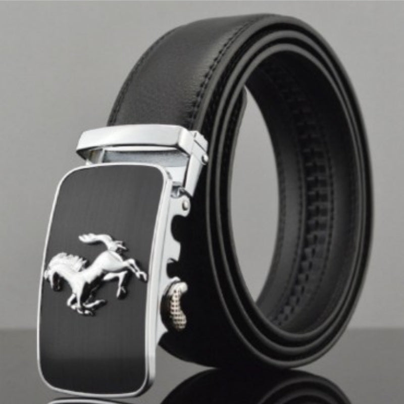 👔 Men’s Automatic Buckle Leather Belt