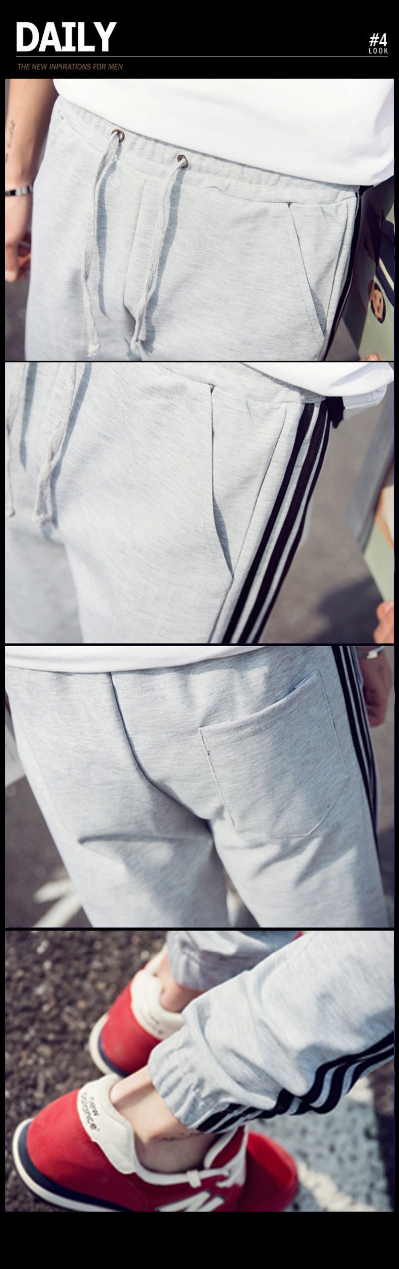 🏋️ Men’s Slim Fit Tracksuits Sport Pants – Gym & Jogging Bottoms