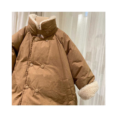 Winter Cotton Coat for Kids – Thick Warm Zipper Jacket