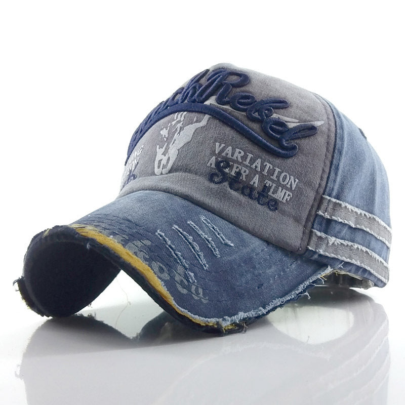🧢 Retro Denim Baseball Cap – Unisex Vintage Style
