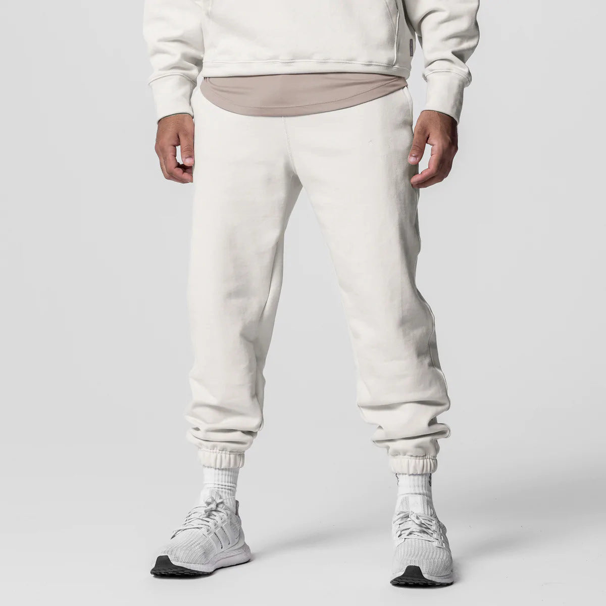 🏋️ Men’s Cotton Hoodies & Training Tracksuit Set – Pullover Hoodie with Pants